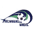 Milwaukee Wave logo, circa 1986