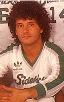 Miguel Batalla,  photo from 1984-85 team poster